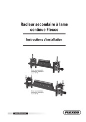 Flexco SST XD Instructions D'installation