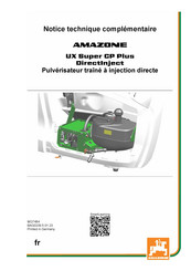 Amazone UX Super CP Plus DirectInject Notice Technique