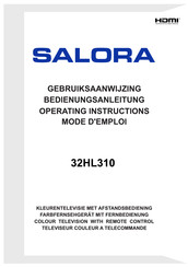 Salora 40FL310 Mode D'emploi