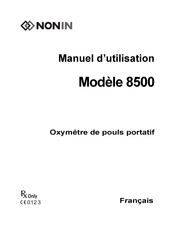 Nonin 8500 Mode D'emploi