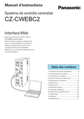 Panasonic CZ-CWEBC2 Manuel D'instructions