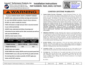 Cequent Performance Products CQT76025 Instructions D'installation
