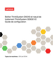 Lenovo ThinkSystem SD630 V2 Guide De Configuration