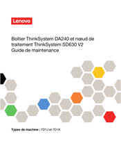Lenovo ThinkSystem SD630 V2 Guide De Maintenance