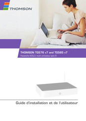 THOMSON TG576 v7 Guide D'installation Et De L'utilisateur