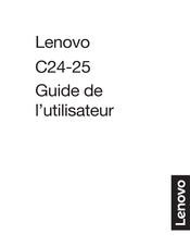 Lenovo C24-25 Guide De L'utilisateur