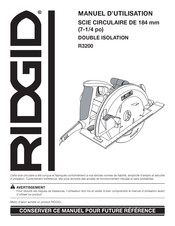 RIDGID R3200 Manuel D'utilisation