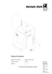 Harnisch+Rieth D-S 100 Notice D'utilisation