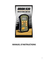 Orion 930 Manuel D'instructions