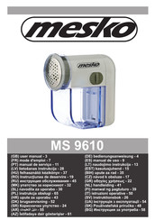 Mesko MS 9610 Mode D'emploi