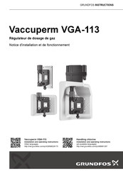 Grundfos Vaccuperm VGS-145 Notice D'installation Et De Fonctionnement