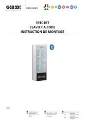 GiBiDi Benelux 99101BT Instructions De Montage