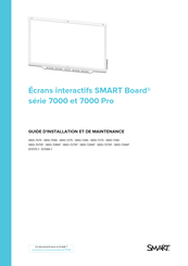 SMART Board ID7086-1 Guide D'installation Et De Maintenance