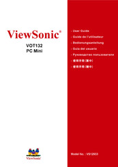 ViewSonic VOT132 Guide De L'utilisateur