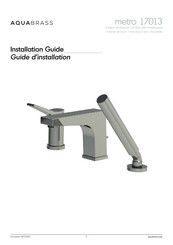 aquabrass metro 17013 Guide D'installation