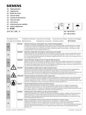 Siemens LD-K- AK / LSM- S Serie Instructions De Montage