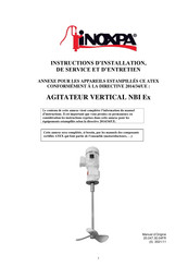 iNOXPA NBI Instructions D'installation, De Service Et D'entretien