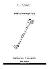 PL and Co e-vac MC616 Notice D'utilisation