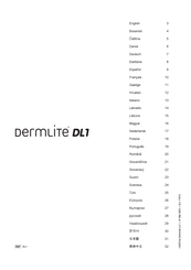 Dermlite DL1 basic Mode D'emploi