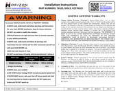 Horizon Global 84523 Instructions D'installation