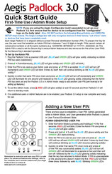 Aegis Padlock 3.0 Guide De Référence