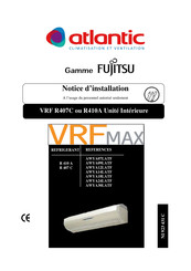 Atlantic Fujitsu AWYA18LATF Notice D'installation