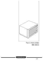 Kuppersbusch MW 800.0 Manuel Technique