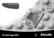 Philips SA 101/00 Mode D'emploi