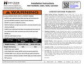 Horizon Global 25003 Instructions D'installation