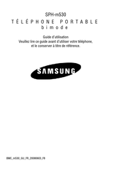 Samsung SPH-m530 Guide D'utilisation