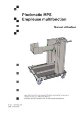 Plockmatic MPS Manuel Utilisateur