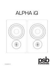 PSB Speakers ALPHA iQ Mode D'emploi