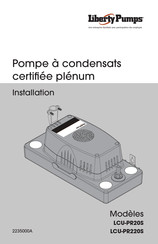 Liberty Pumps LCU-PR220S Manuel D'installation