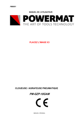 Powermat PM-GZP-18GAM Manuel De L'utilisateur