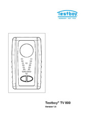 Testboy TV 800 Manuel D'utilisation