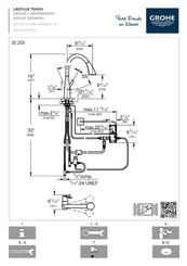 Grohe LADYLUX TOUCH 30 205 Mode D'emploi