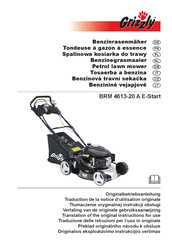 Grizzly BRM 4613-20 A E-Start Traduction De La Notice D'utilisation Originale