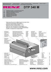 Renz DTP 340 M Instructions