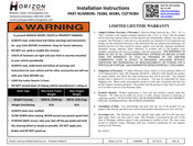 Horizon Global CQT76384 Instructions D'installation