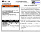 Horizon Global 25004 Instructions D'installation