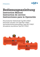 GF PA11 Instructions De Service