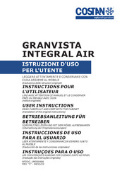 Costan Granvista Integral Air Instructions Pour L'utilisateur