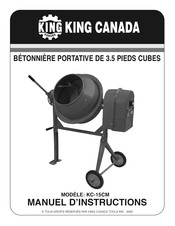King Canada KC-15CM Manuel D'instructions