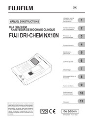 FujiFilm FUJI DRI-CHEM NX10N Manuel D'instructions