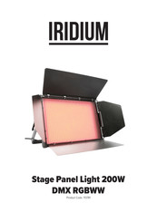 Iridium Stage Panel Light 200W DMX RGBWW Mode D'emploi