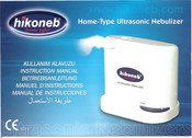 Hikoneb Home-Type Ultrasonic Nebulizer Manuel D'instructions