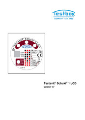 Testboy Testavit Schuki 1 LCD Manuel D'utilisation