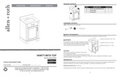 Allen + Roth LWSG24VBR Instructions De Montage