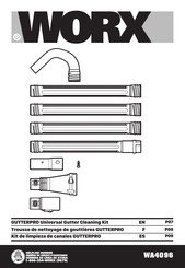 Worx GUTTERPRO WA4096 Mode D'emploi