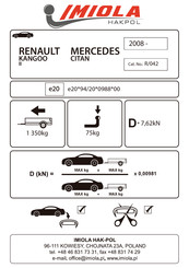 Imiola Hak-Pol R/042 Instructions De Montage